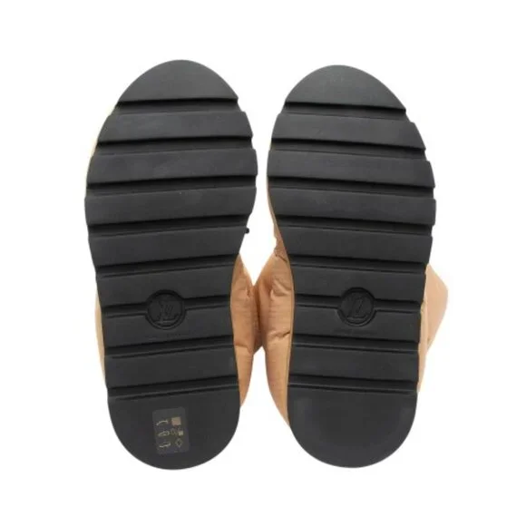 GIFTABLE! $1150 LOUIS VUITTON Monogram Nylon Pillow Comfort Boots - Size 7 / 37 - Picture 6 of 17